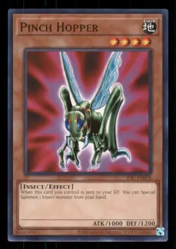 Yugioh Pinch Hopper #IOC-EN078 Invasion of Chaos (25th Anniversary Edition) NM - Image 1