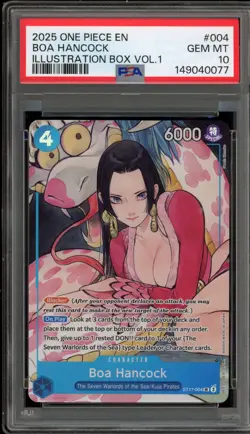 One Piece CCG Boa Hancock Illustration Bx. Vol. 1 ST17-004 PSA 10 Gem Mint - Image 1
