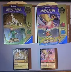 Into the Inklands 2 Starter Decks OPENED Disney Lorcana (No Boosters) - Image 1