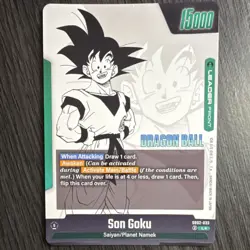Bandai Dragon Ball Super SB02 Son Goku Awaken Leader Foil Card SB02-033 - Image 2