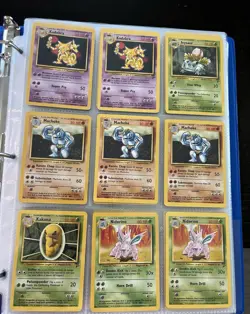 Vintage Pokemon Binder Lot WOTC Base/Jungle ~70 + Cards Squirtle Wartortle - Image 1