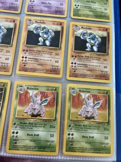 Vintage Pokemon Binder Lot WOTC Base/Jungle ~70 + Cards Squirtle Wartortle - Image 3