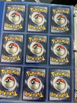 Vintage Pokemon Binder Lot WOTC Base/Jungle ~70 + Cards Squirtle Wartortle - Image 4