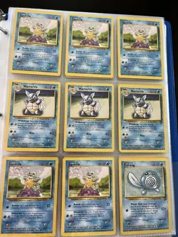 Vintage Pokemon Binder Lot WOTC Base/Jungle ~70 + Cards Squirtle Wartortle - Image 5