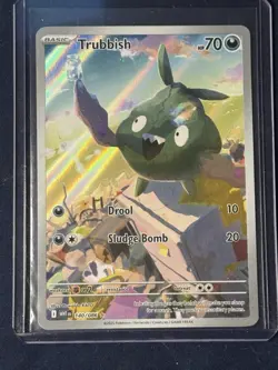 Pokemon White Flare Trubbish Full Art Holo Card 2025 English 140/086 - Image 1
