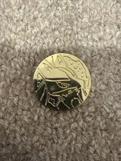 Pokemon Trading Card Game Gold Metal Lucario Coin - Image 1