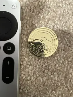 Pokemon Trading Card Game Gold Metal Lucario Coin - Image 3