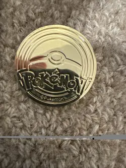 Pokemon Trading Card Game Gold Metal Lucario Coin - Image 4