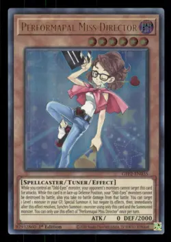 Yugioh Performapal Miss Director #GFP2-EN035 The 2nd Haunting Ultra Rare NM - Image 1