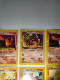 Pokemon TCG 1999 Dark Charmander, Dark Charmeleon 11-Card Lot Base [Used/Played] - Image 4