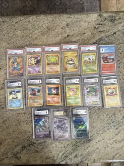 Pokemon Graded Card Lot 15 PSA CGC Slabs - Vintage To Modern - Image 1
