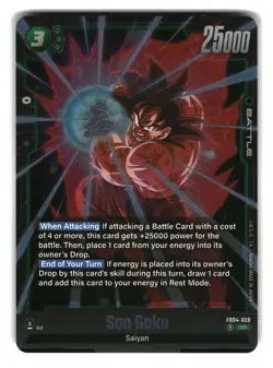 Son Goku FB04-059 SR Dragon Ball Super Fusion World Card - Image 1
