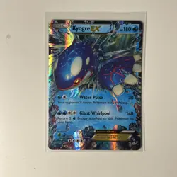 Pokemon Kyogre EX Ultra Rare Holo 54/160 XY Primal Clash Basic 180 HP Card - Image 1