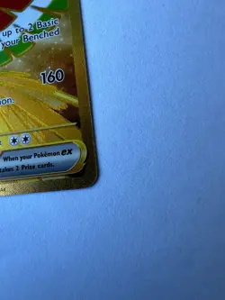 Ethans Ho-Oh EX Full Art Holo Card 239/182 Gold, Destined Rivals Pokemon TCG NM - Image 5