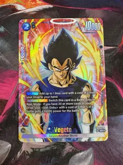 Bandai Vegeta FB05-038 Battle Super Rare Holo Dragon Ball Super Card Game - Image 1