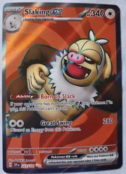 Slaking EX 227/191 Surging Sparks Ultra Rare Holo Card Mint Condition - Image 1