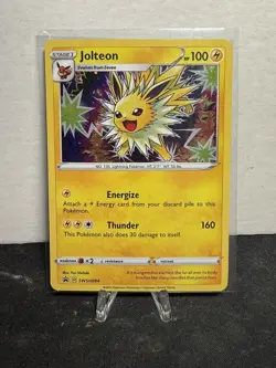 Jolteon SWSH094 SWSH: Sword & Shield Promo Cards Holo NM - Image 1