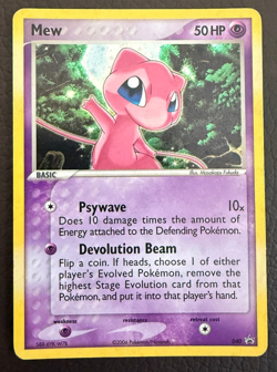 MEW Pokemon Card (Nintendo) - BLACK STAR PROMO #040 Value Box Holo Foil#1 2006 - Image 1
