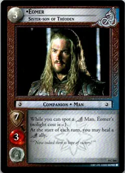 Lord Of The Rings Two Towers TCG Card 4C266 Eomer - Image 1