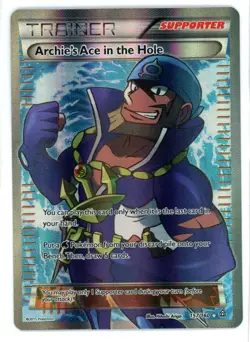 Archie's Ace in the Hole 157/160 Primal Clash Full Art Pokemon Card - Image 1