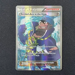 Archie's Ace in the Hole 157/160 Primal Clash Full Art Pokemon Card - Image 2
