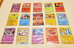 Pokemon Card 15 Card Lot Holos Multiple Conditions HP-MP-LP Lot#2 - Image 1
