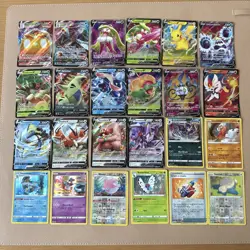 2021 Pokemon Fusion Strike Card Lot Of (24) VMAX, V, Full Art, Halo - Pikachu - Image 1