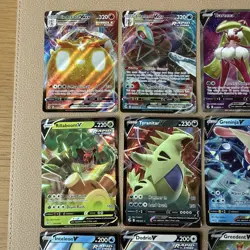 2021 Pokemon Fusion Strike Card Lot Of (24) VMAX, V, Full Art, Halo - Pikachu - Image 2