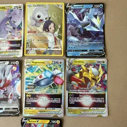 2022 Pokemon Cards Lot (9) Lost Origin Vmax, V, Star, Halo, Full Art - Image 3