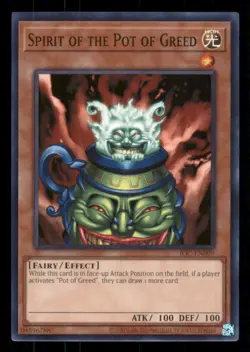 Yugioh Spirit of the Pot of Greed #IOC-EN009 Invasion of Chaos (25th Ann Ed) NM - Image 1