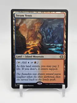 Steam Vents 0267 Regular Rare - MTG Magic The Gathering ECL Lorwyn Eclipsed (B) - Image 1