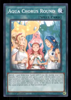 Yugioh Aqua Chorus Round #MP24-EN378 25th Anniversary Tin: Dueling Mirrors NM - Image 1