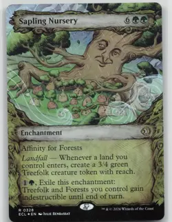 Sapling Nursery (Showcase) R Lorwyn Eclipsed 328 LP 2026 Julie Benbassat Foil - Image 1