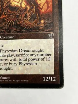 *Phyrexian Dreadnought* Mirage MTG: Magic the Gathering, Moderate Play (MP) - Image 4