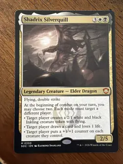 Shadrix Silverquill Commander: Secrets of Strixhaven Regular - Image 1