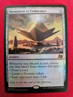 MTG Magic The Gathering Monument to Endurance 0237 Foil DFT LP - Image 1
