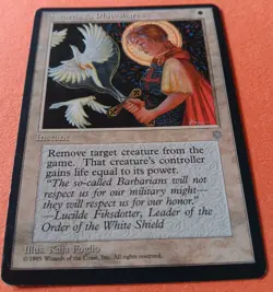 MTG - Magic: The Gathering - Swords to Plowshares - Ice Age - Vintage 1995 - LP - Image 2