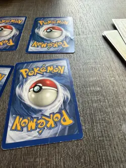 6 RARE Pokemon Card Lot Assorted Childhood Collection (ALL PLAYED) w/ VINTAGE - Image 2