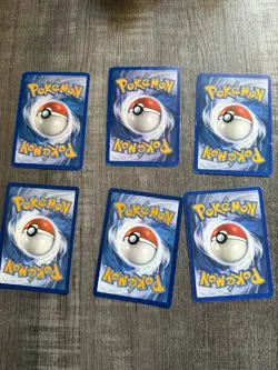 6 RARE Pokemon Card Lot Assorted Childhood Collection (ALL PLAYED) w/ VINTAGE - Image 4