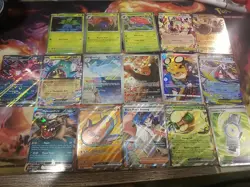 Pokemon 16 Card Lot: IR, FA AND EX: TOGEKISS 235, DEDENNE 093, COSMOS ODDISH - Image 1