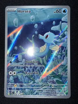 Horsea 067/064 Illustration Rare Pokemon Shrouded Fable NM - Image 1