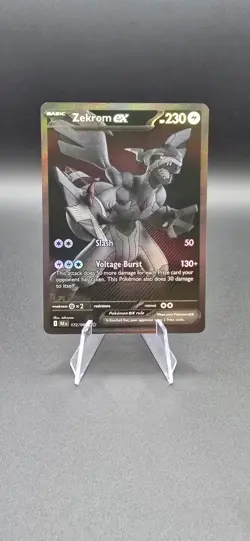 Pokemon Zekrom Ex 172/086 Sv: Black Bolt English. READ DESCRIPTION PLEASE! - Image 1