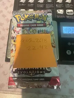 22.42g! HEAVY! -Pokemon Prismatic Evolution Booster Pack -Possible GODU - Image 3