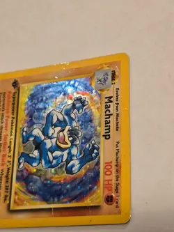 🔥 (HP) Machamp - Holo #8 Base Set 1st Edition Pokemon TCG! WOW!! Heavy Play! - Image 4