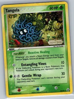 Tangela 44/92 Reverse Holo Legend Maker - Pokemon Card - MP - Image 1