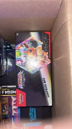 Pokemon Prismatic Evolutions Surprise Box Eevee Box Pokemon TCG Collector Game - Image 2