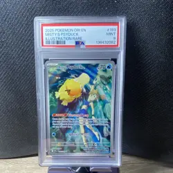 Pokemon Misty's Psyduck 193/182 Destined Rivals Illustration Rare Holo PSA 9 - Image 1