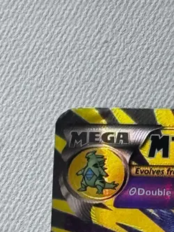 DAMAGED Pokemon Mega Tyranitar EX 92/98 XY ancient origins - Image 3