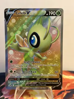Pokemon TCG - Celebi V Full Art 160/198 Swsh06: Sword & Shield - Chilling Reign - Image 1