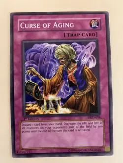 YuGiOh - Curse of Aging - PGD-094 - Common 1st Edition - Image 1